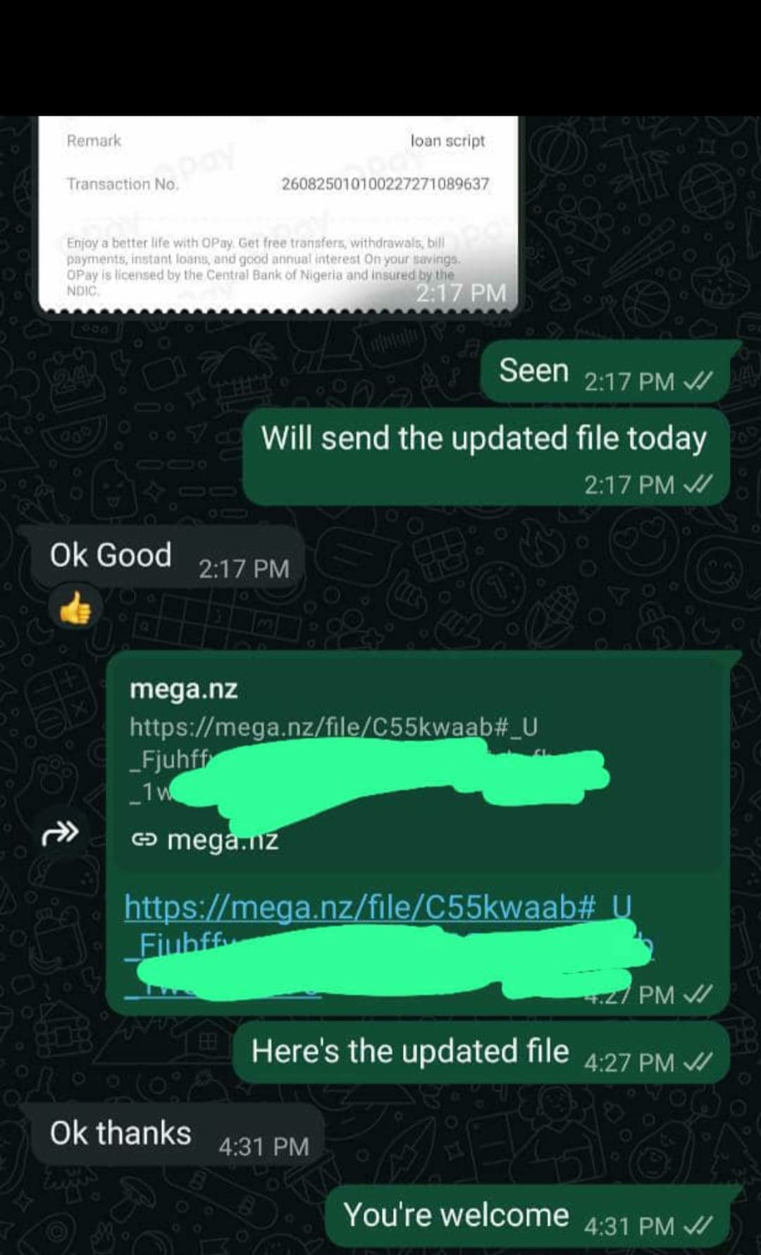 WhatsApp Testimonial